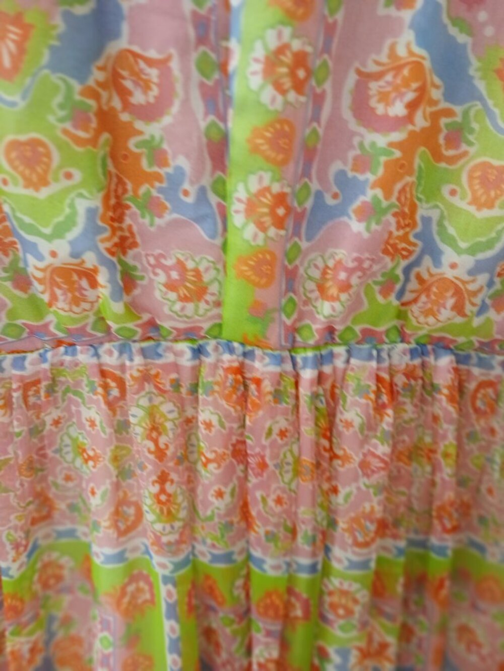 Gretchen Scott Women's Borderline Dress in Watteau Pattern XL - Picture 5 of 8